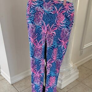 Lilly Pulitzer Pink and Blue Luxletic Leggings